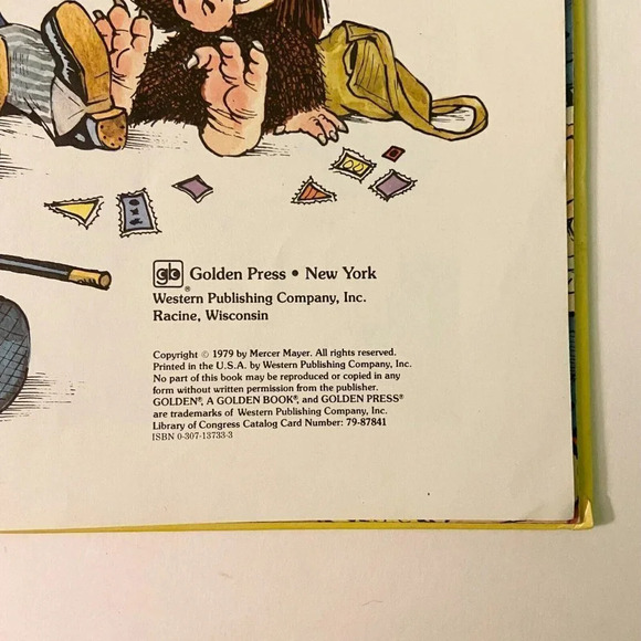 Vtg 1979 How  Trollusks Got His Hat by Mercer Mayer Golden HC - Picture 9 of 15